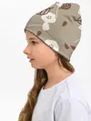 Детская шапка / Цветочный принт