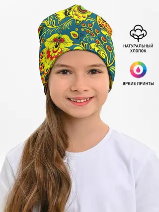 Детская шапка / Хохлома