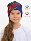 Детская шапка / Абстракция краски