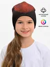 Детская шапка / Сердце из отпечатков пальцев