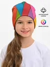 Детская шапка / Разноцветный узор