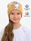 Детская шапка / Персик Корги