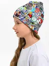 Детская шапка / Programming stickers