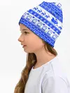 Детская шапка / AMONG US НОВОГОДНИЙ УЗОР