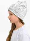 Детская шапка / Нарисованный город