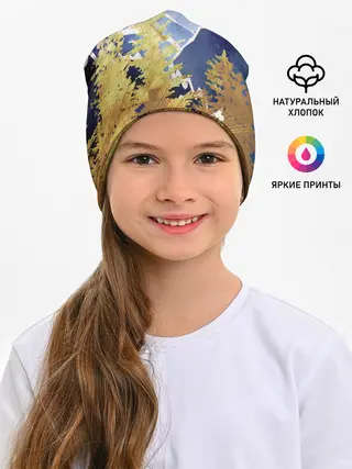 Детская шапка / Золотой лес