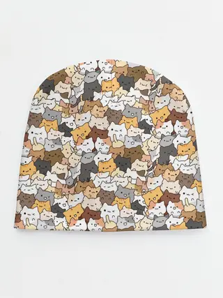 Детская шапка / Котики муркотики