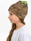 Детская шапка / Minecraft камуфляж