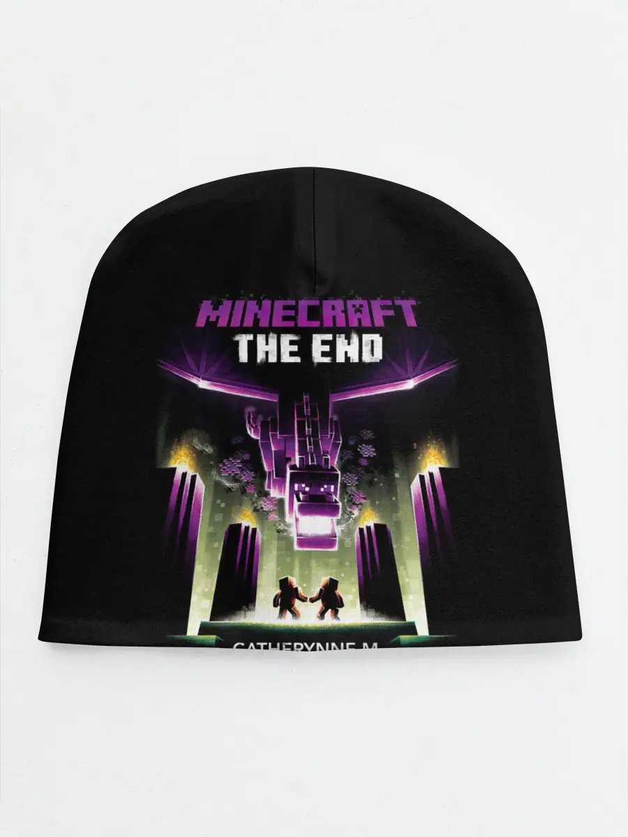 Детская шапка / Minecraft THE END