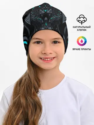 Детская шапка / Рисунок тигр