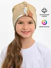 Детская шапка / акварельная лиса задумчивости