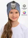 Детская шапка / сиамская милая кошечка