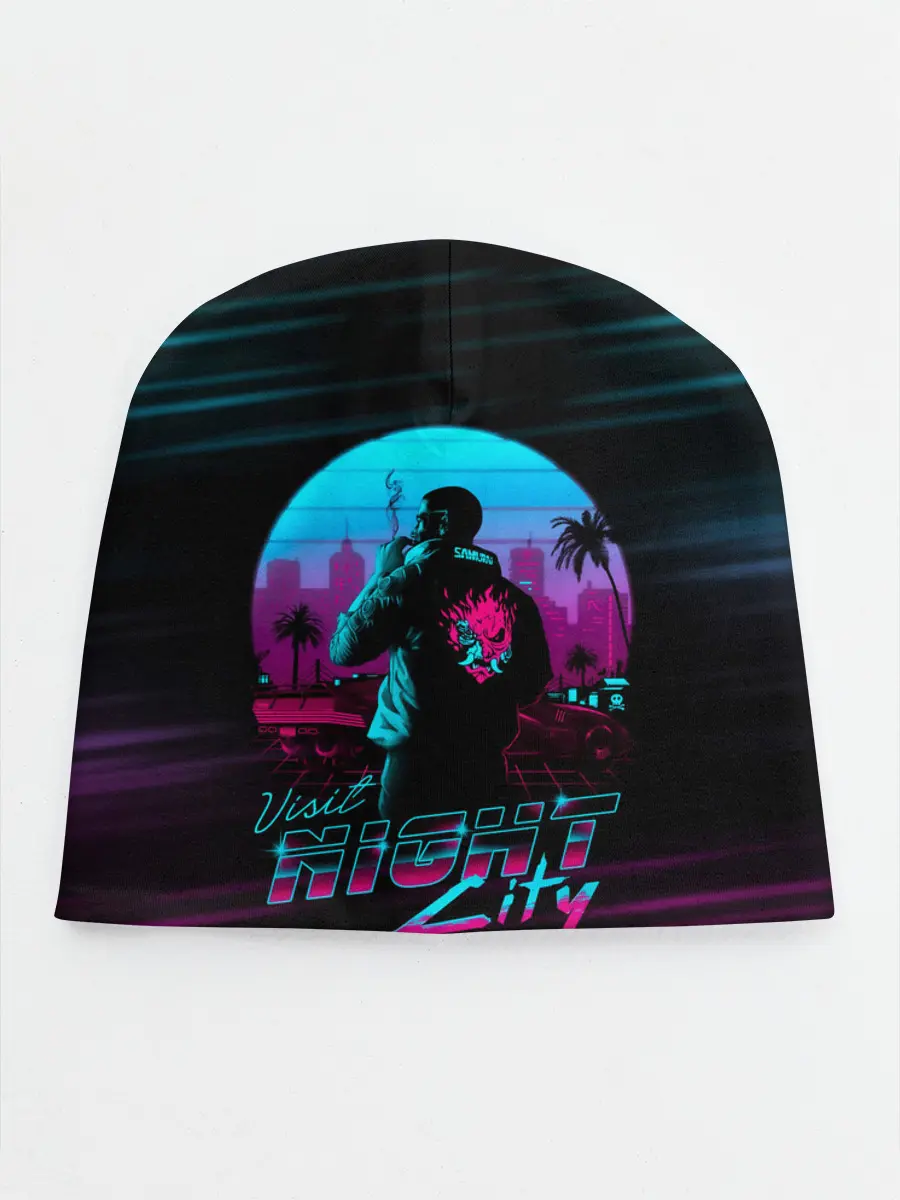 Детская шапка / Cyberpunk 2077 NIGHT CITY