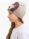 Детская шапка / Девочка и белый кот аниме