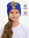 Детская шапка / Черно белая Голова