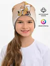 Детская шапка / лис и лисенок