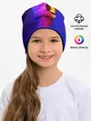 Детская шапка / полигональный космонавт