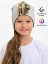 Детская шапка / акварельный слон брызги