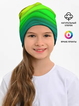 Детская шапка / Цветные волны