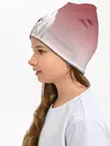 Детская шапка / малышка ушки хвост глаза
