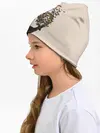 Детская шапка / Олени с рогами из бабочек