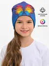 Детская шапка / красочная бабочка