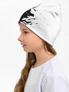 Детская шапка / Токийский гуль черно белый Кен