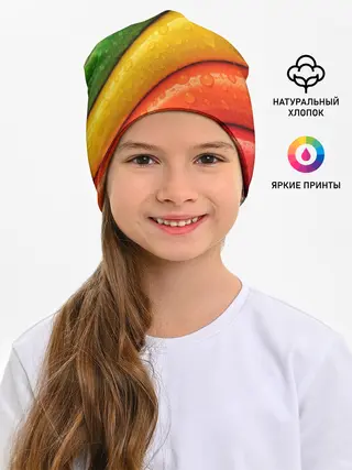 Детская шапка / Цветные линии