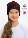 Детская шапка / Красные сердца