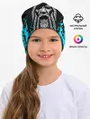 Детская шапка / БОГ ОДИН | Узорное лицо