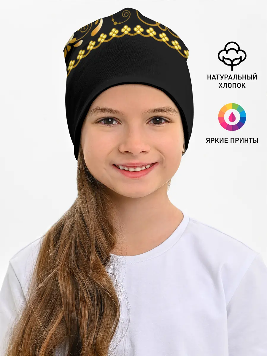 Детская шапка / Цветы