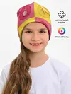 Детская шапка / фрукты шахматы