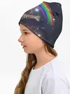 Детская шапка / Кот на Жирафе