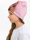 Детская шапка / лама с цветами