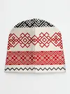 Детская шапка / Славянский узор красно-черный