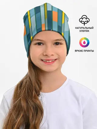 Детская шапка / Абстракция в стиле модерн