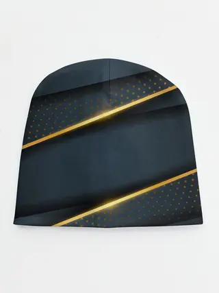 Детская шапка / 3D luxury gold