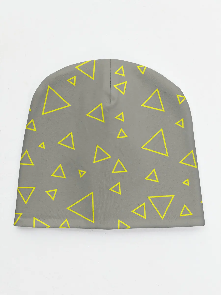 Детская шапка / Желтый и серый | Yellow & gray