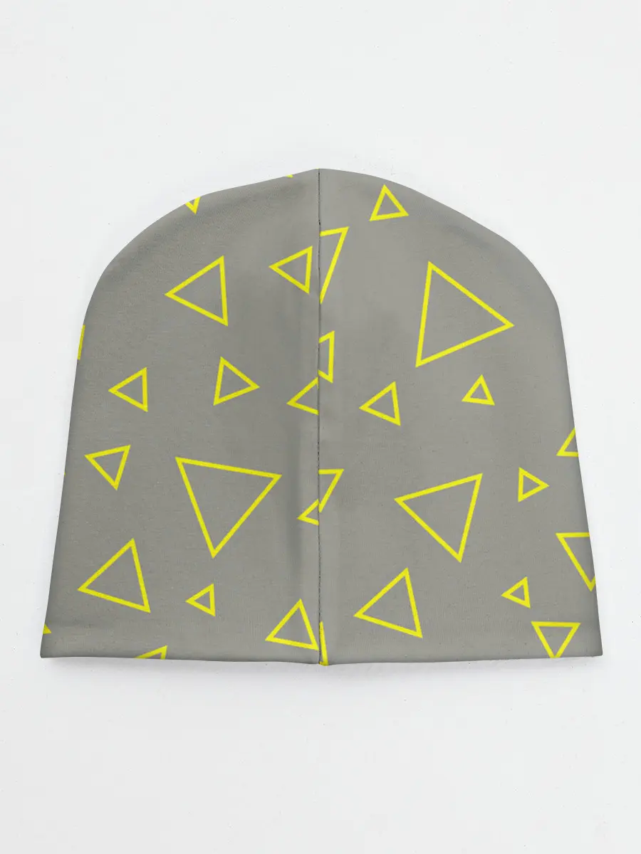 Детская шапка / Желтый и серый | Yellow & gray
