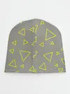 Детская шапка / Желтый и серый | Yellow & gray