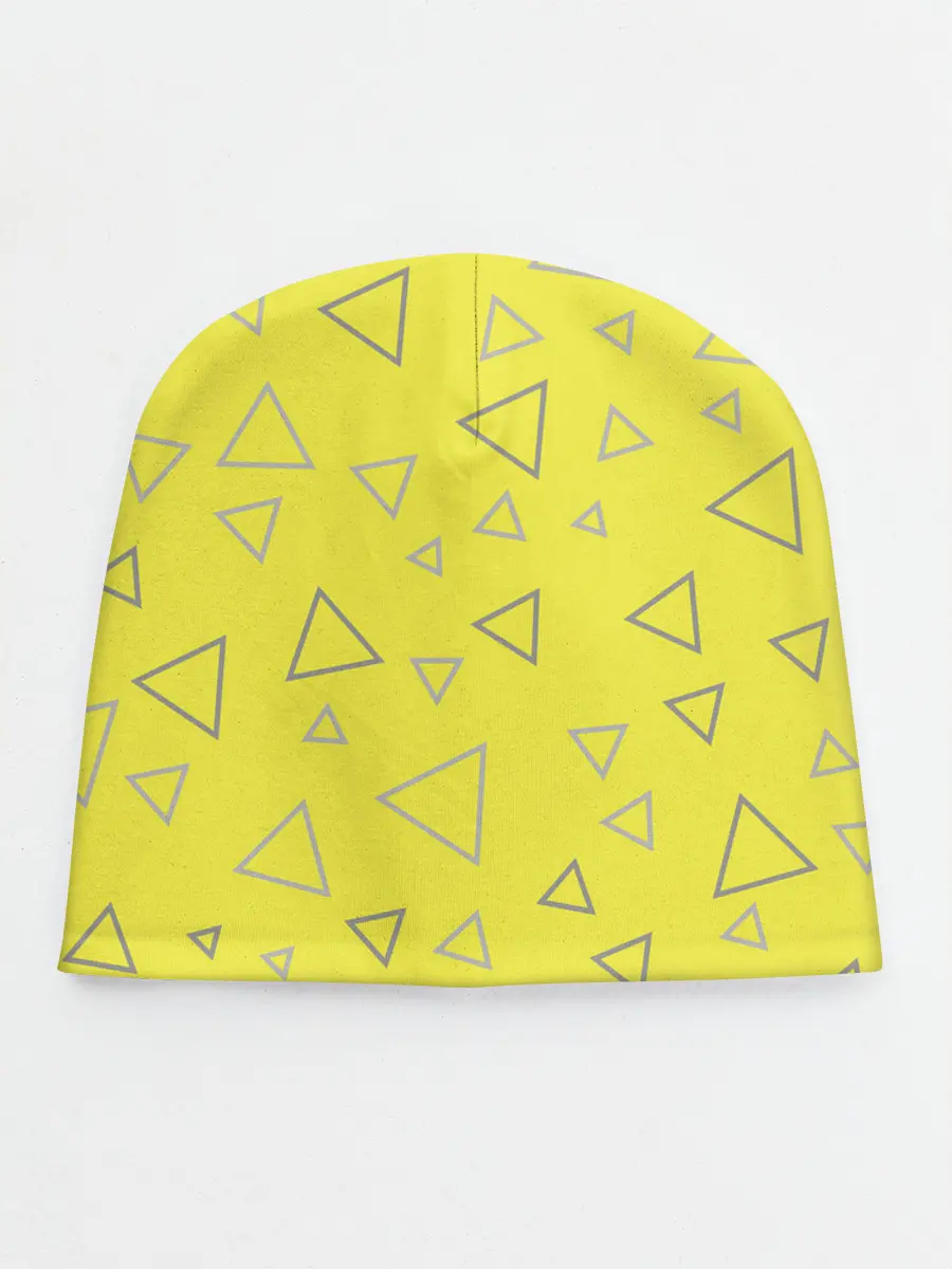Детская шапка / Желтый и серый | Yellow & gray
