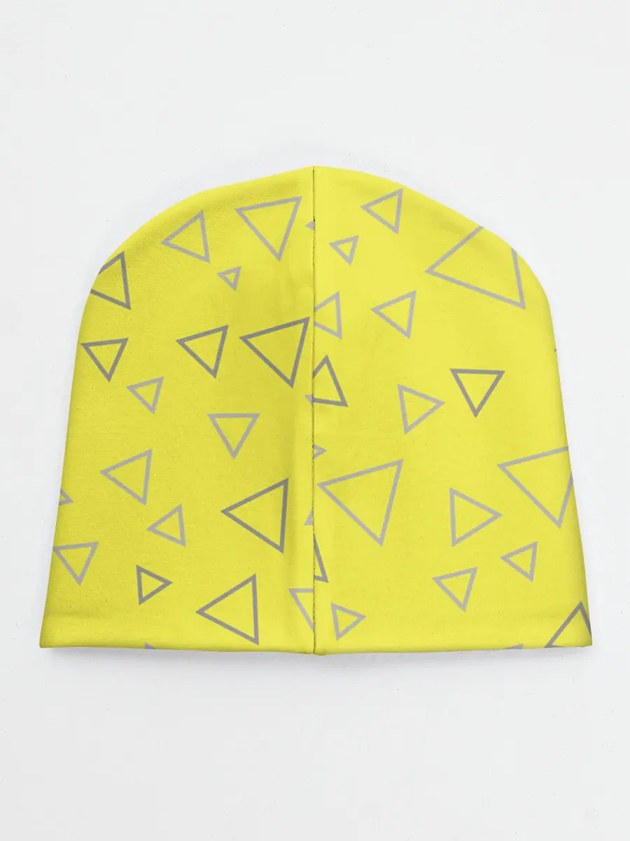 Детская шапка / Желтый и серый | Yellow & gray