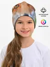 Детская шапка / Крупно мордочка лисы