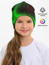 Детская шапка / КРАСНАЯ И ЗЕЛЕНАЯ КРАСКА