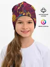 Детская шапка / Цветы - шестеренки