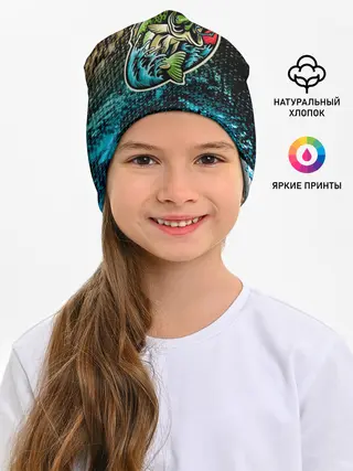 Детская шапка / Рыба на крючке