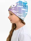 Детская шапка / Котик-рыбка-единорог