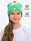 Детская шапка / Яйца на Зеленом Фоне