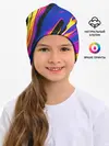 Детская шапка / БЕНЗИНОВЫЕ РАВЗОДЫ / ТЕКСТУРА