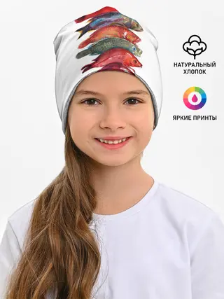 Детская шапка / рыбки